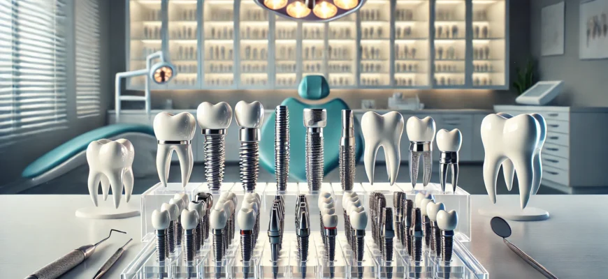 A selection of top dental implants from leading brands in Turkey