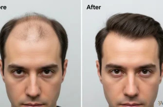ASMED hair transplant before and after results 2025 - natural hairline