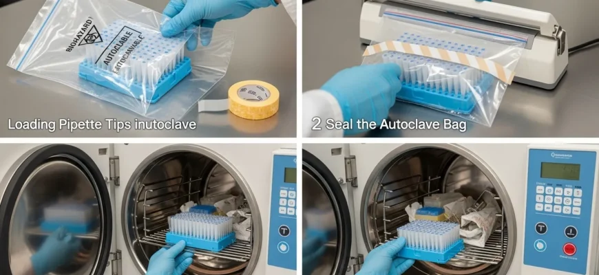 Autoclave sterilization process for pipette tips 2025