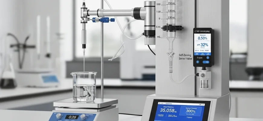 Automatic titration system laboratory accuracy