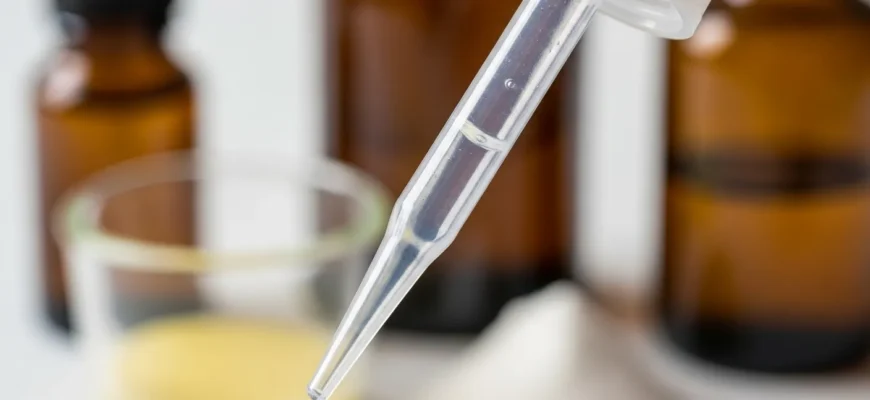 Disposable dropper pipette cosmetic precision