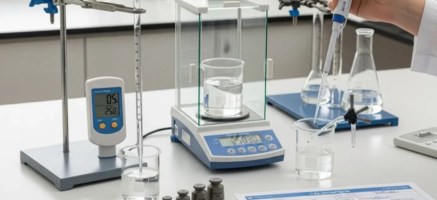 Pipette calibration laboratory precision measurement