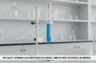 Affordable glass burette with PTFE stopcock for sale
