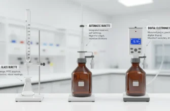 Comparison of manual, automatic, and digital titration burettes for laboratory use