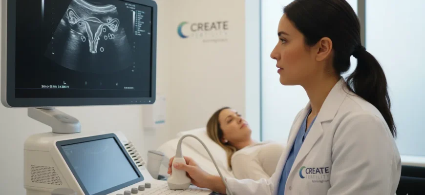 Fertility ultrasound scan and monitoring at CREATE Fertility Birmingham clinic