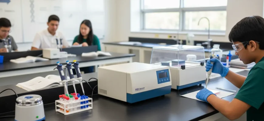 Modern PCR and gel electrophoresis classroom kit