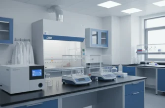 Modern science laboratory with essential equipment