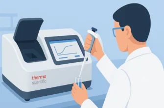 Thermo Fisher Scientific lab equipment including spectrophotometers and bioreactors for research