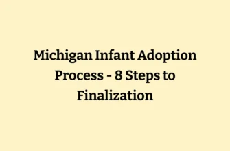Steps in the Michigan domestic infant adoption process from home study to finalization